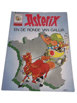 Asterix 05 - Asterix en de ronde van Gallia - Dargaud nieuwe cover