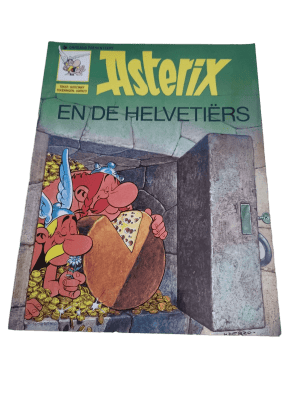Asterix 16 - Asterix en de Helvetiërs - Dargaud nieuwe cover