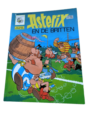 Asterix 08 - Asterix bij de Britten - Dargaud nieuwe cover