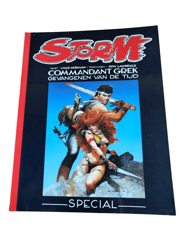 Storm 0 Special - Commandant Grek - Gevangenen van de Tijd - Cover