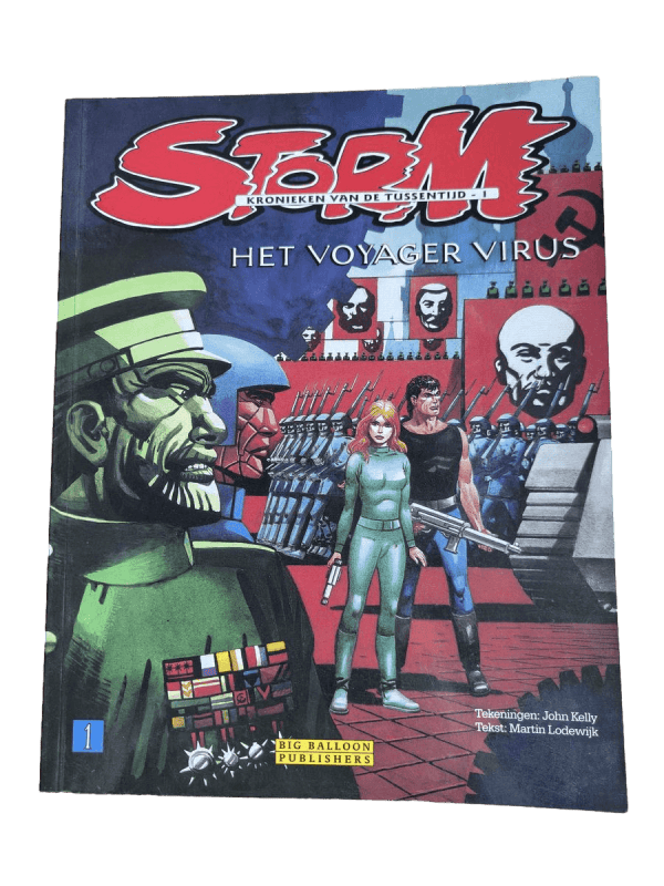 Storm - De Kronieken van de Tussentijd 1 - Het Voyager-Virus - Cover