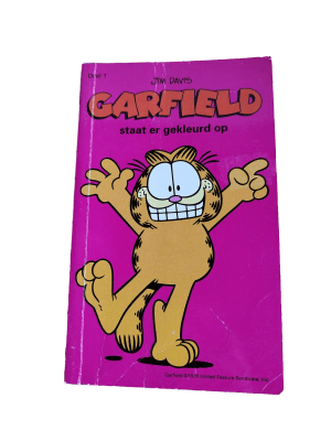 Garfield Pocket deel 1 - Garfield staat er gekleurd op