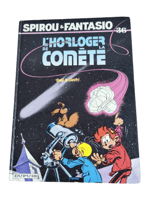 Robbedoes Franse HC - L'horloger de la comète