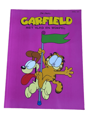 Garfield 63 - Garfield met vlag en wimpel